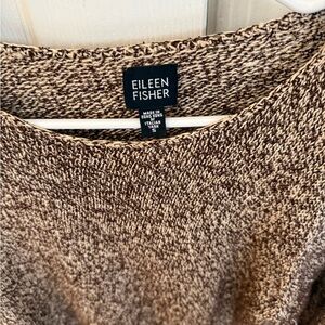 Eileen Fisher Brown Knit Sweater